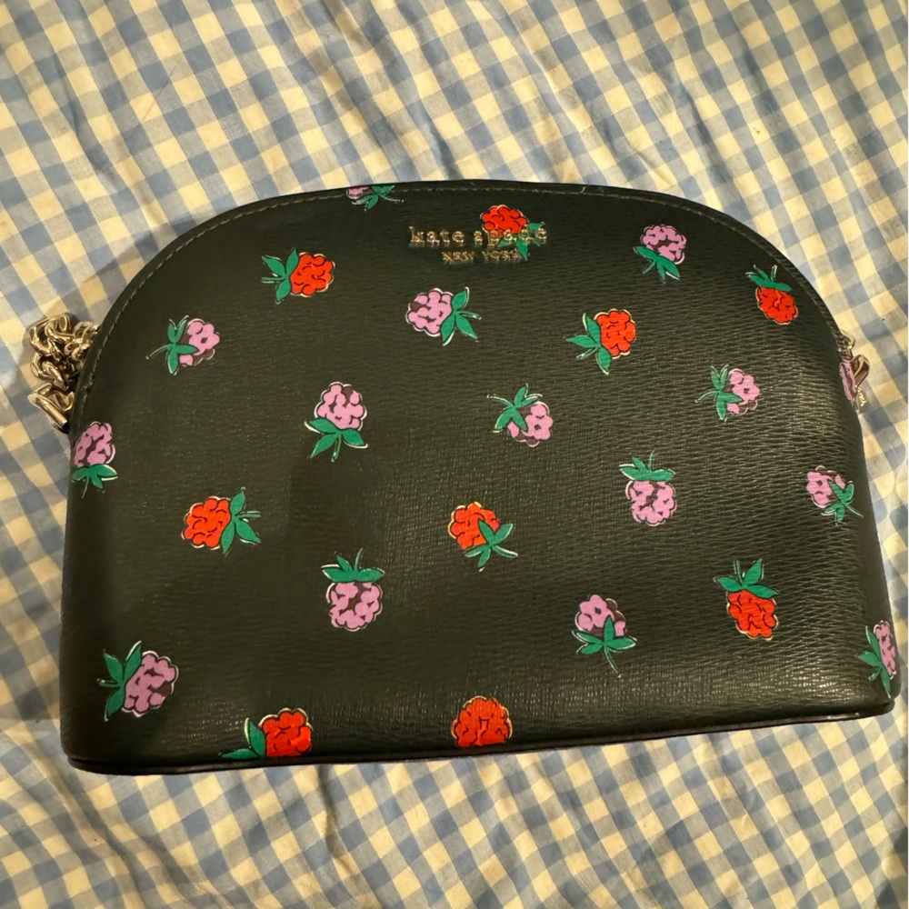 RARE Nee Kate Spade Spencer Mini Crossbody with Berry Pattern